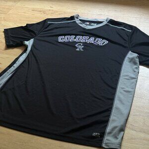 Jersey MLB Colorado (2010s) / Size 3XL / Black-Purple / Conditon : 8/10 (Good)